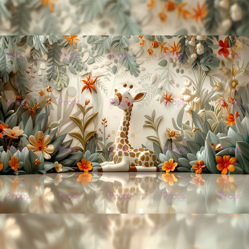 Jungle Theme Backdrop (4772)