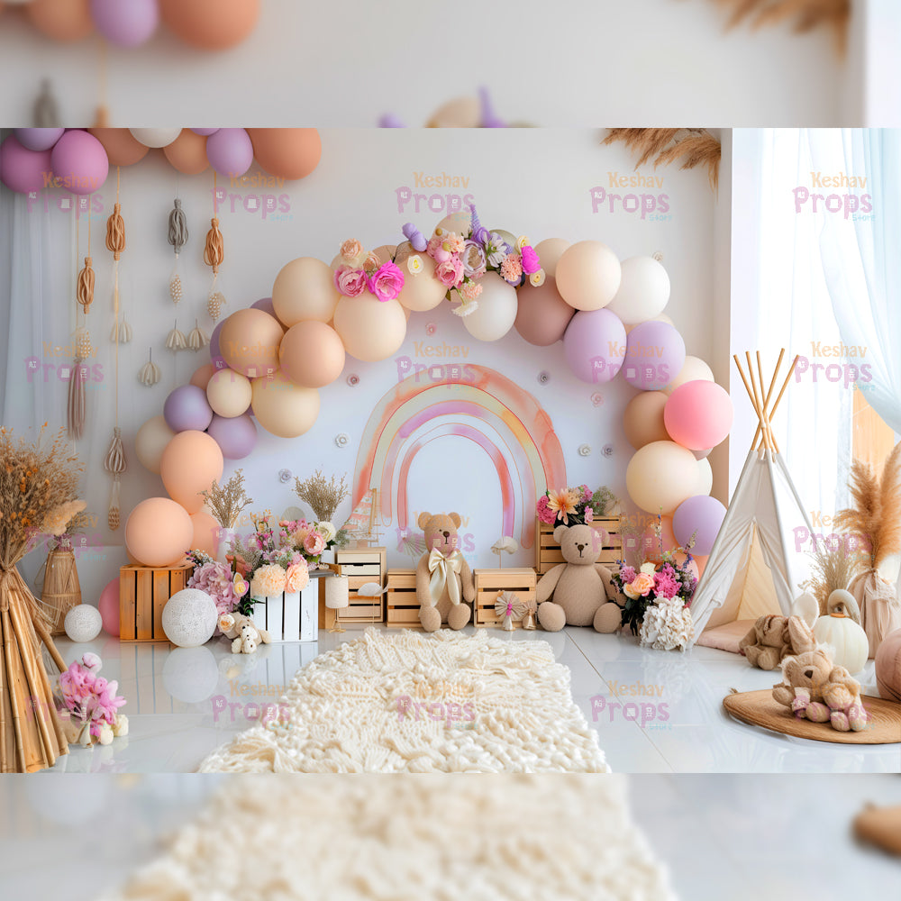Balloon Theme Backdrop (4774)