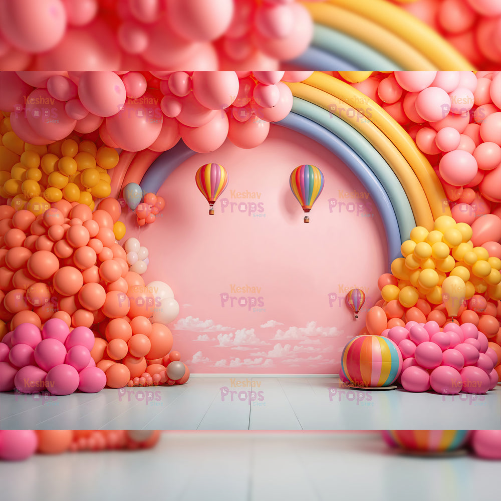 Balloon Theme Backdrop (4934)