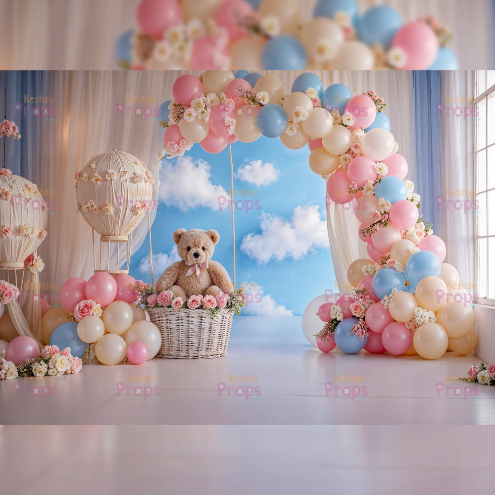 Balloon Theme Backdrop (4970)