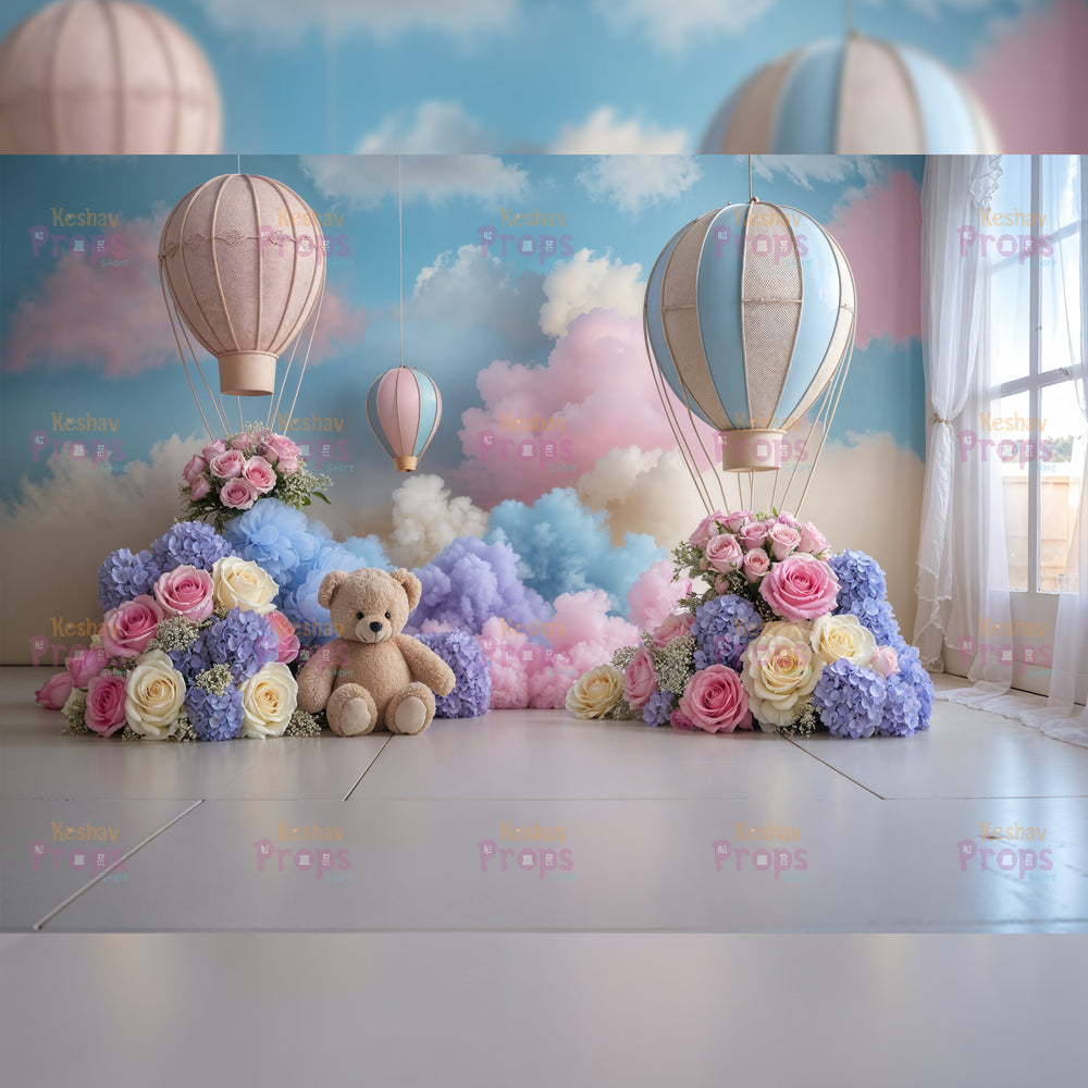Balloon Theme Backdrop (4976)