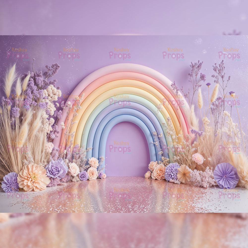 Rainbow Theme Backdrop (4981)