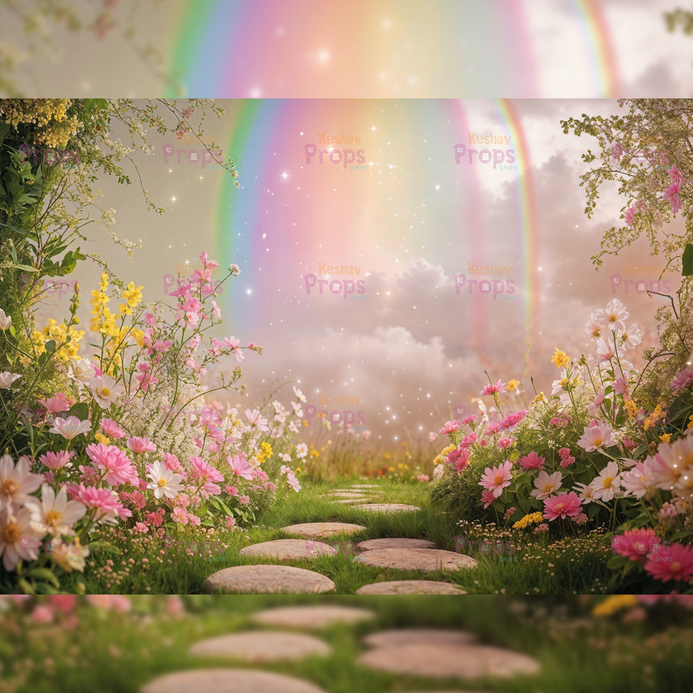 Rainbow Theme Backdrop (4982)