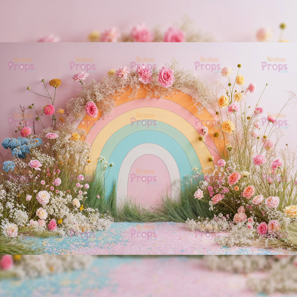 Rainbow Theme Backdrop (4983)