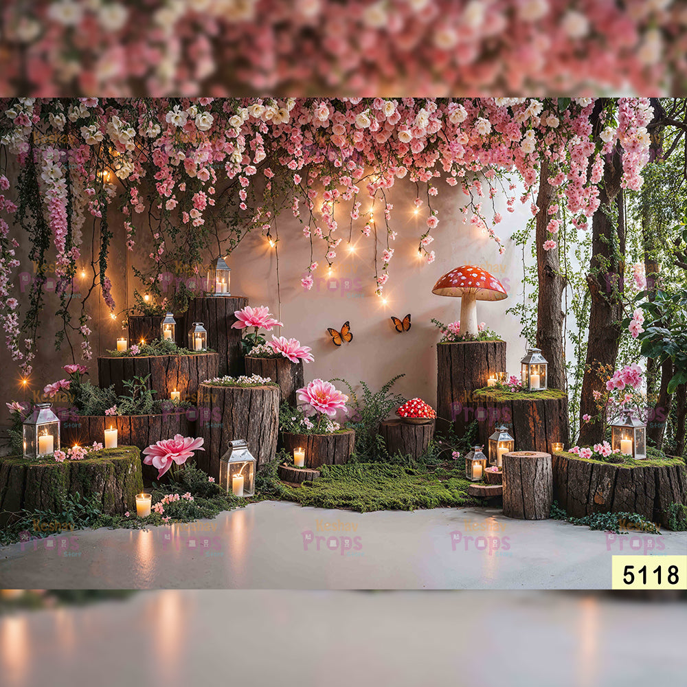 Flower Theme Backdrop (5118)