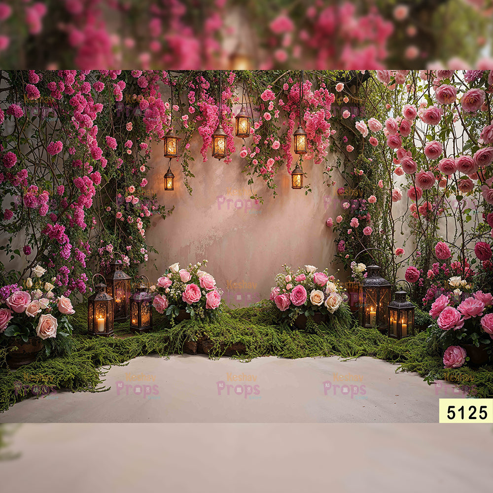 Flower Theme Backdrop (5125)
