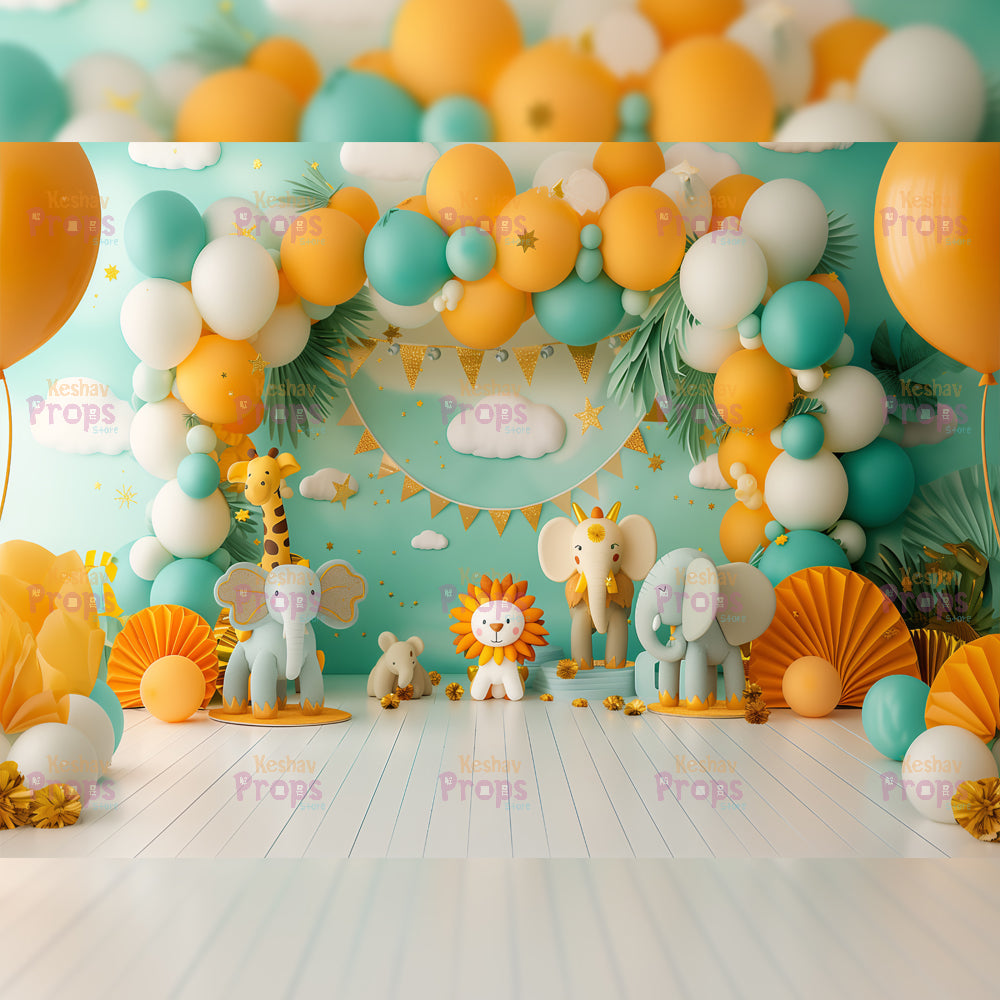 Balloon Theme Backdrop (5134)