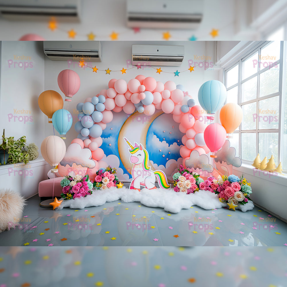 Balloon Theme Backdrop (5235)