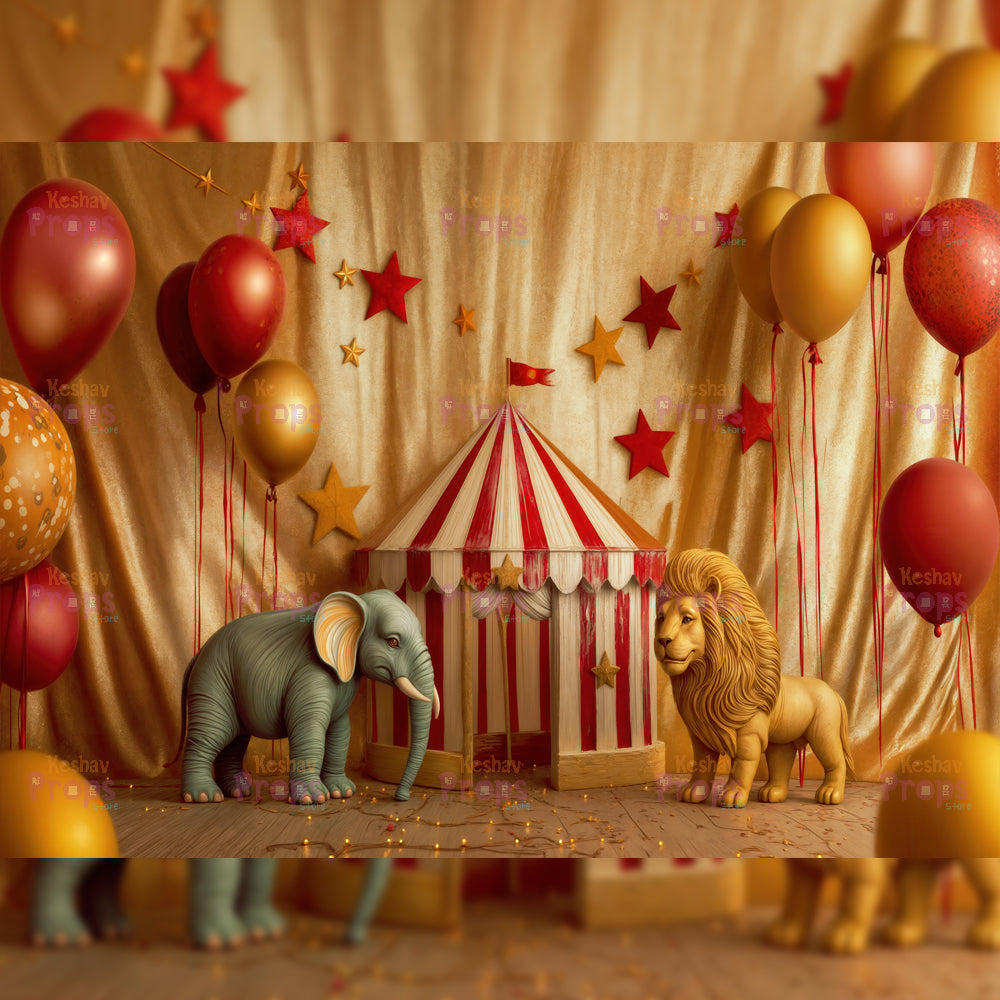 Circus Theme Backdrop (5247)