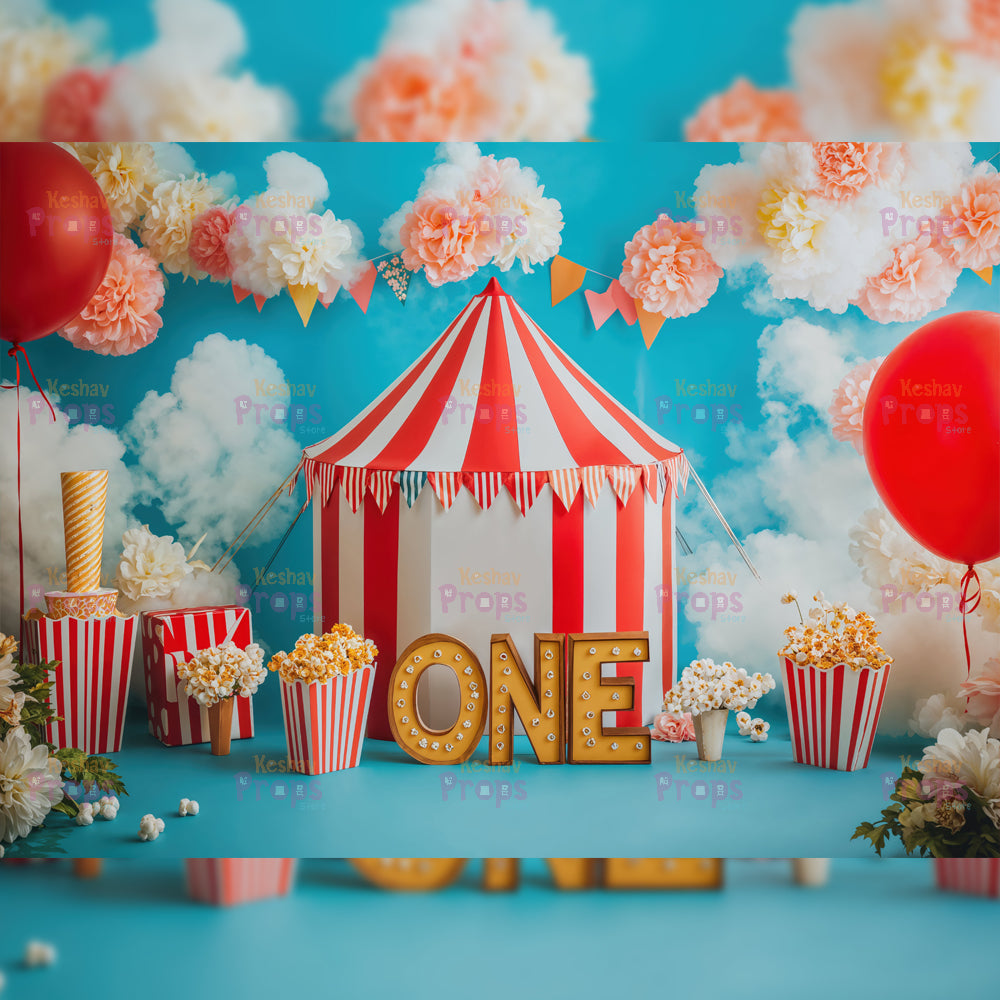 Circus Theme Backdrop (5252)