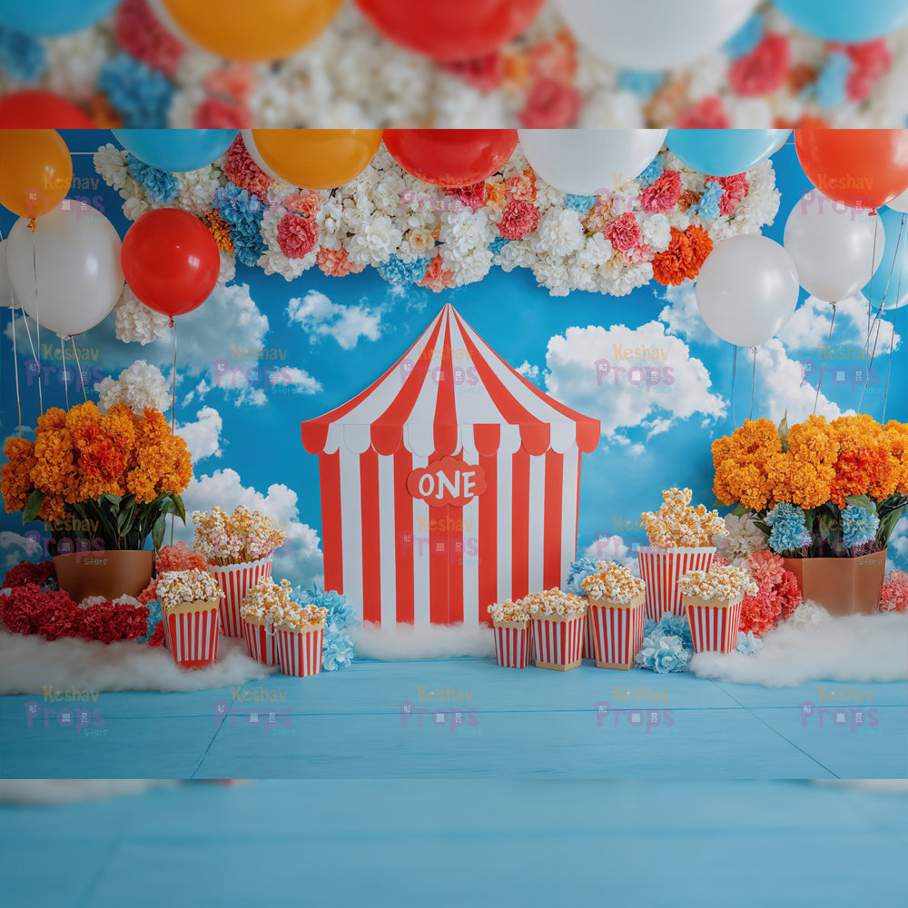 Circus Theme Backdrop (5253)