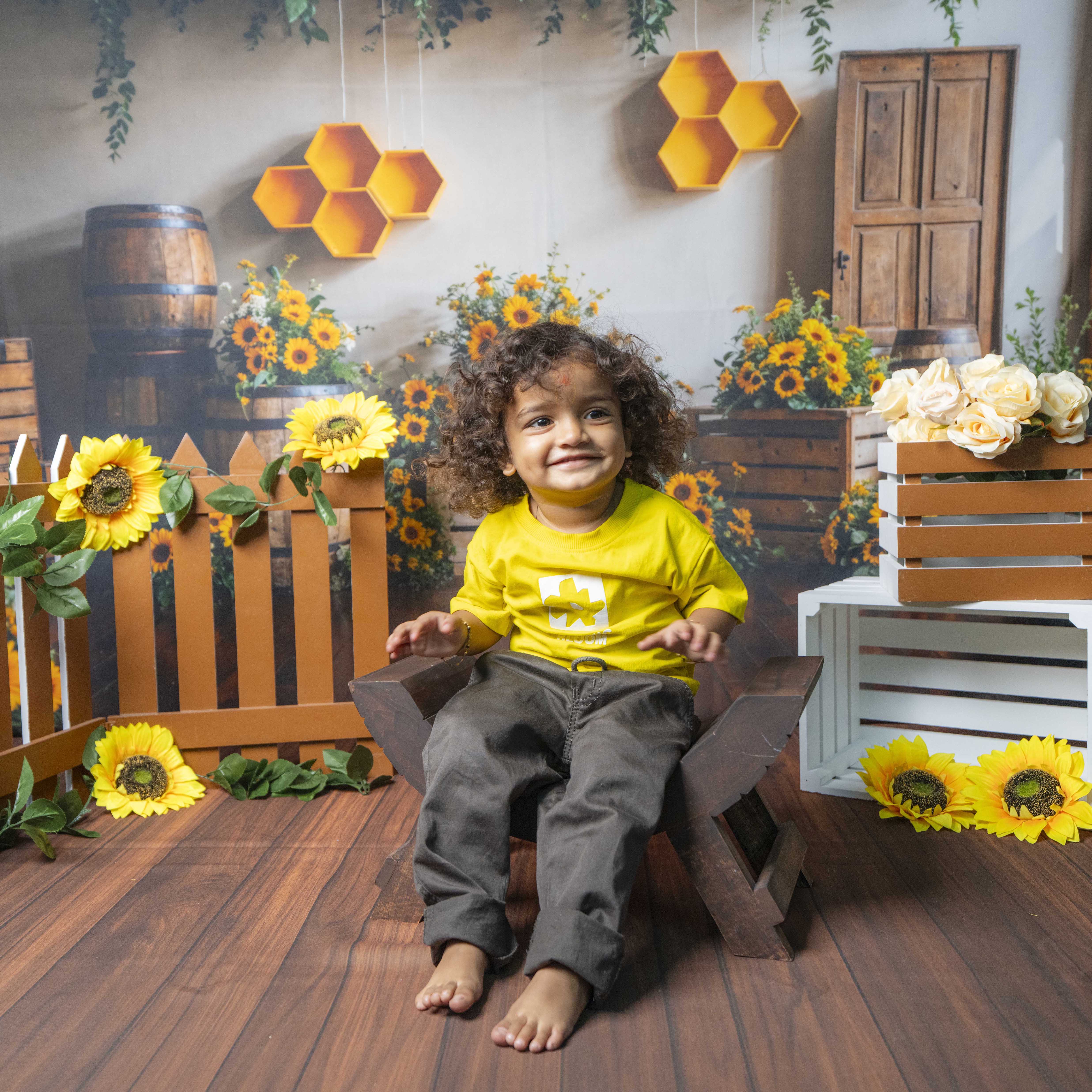 Honeybees Theme Backdrops (5383)