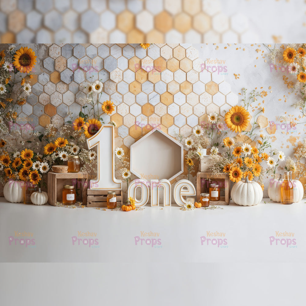 Honeybees Theme Backdrops (5391)