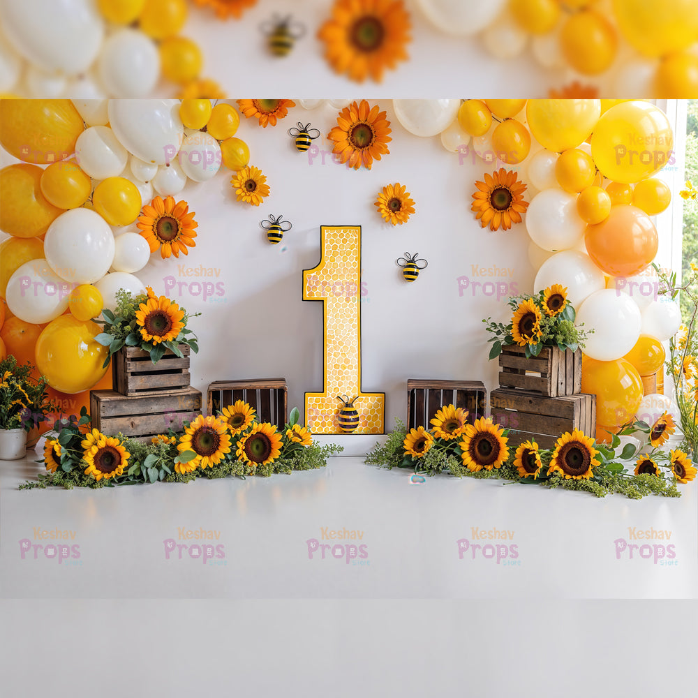 Honeybees Theme Backdrops (5394)
