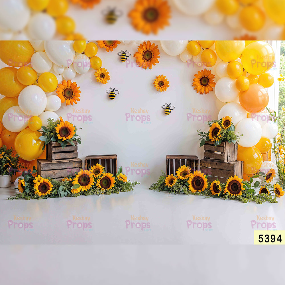 Honeybees Theme Backdrops (5394)