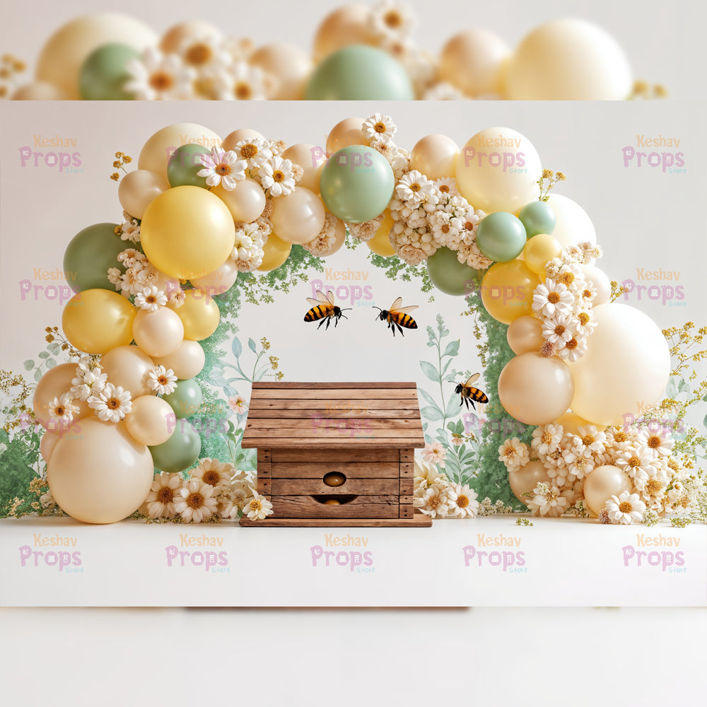 Honeybees Theme Backdrops (5395)