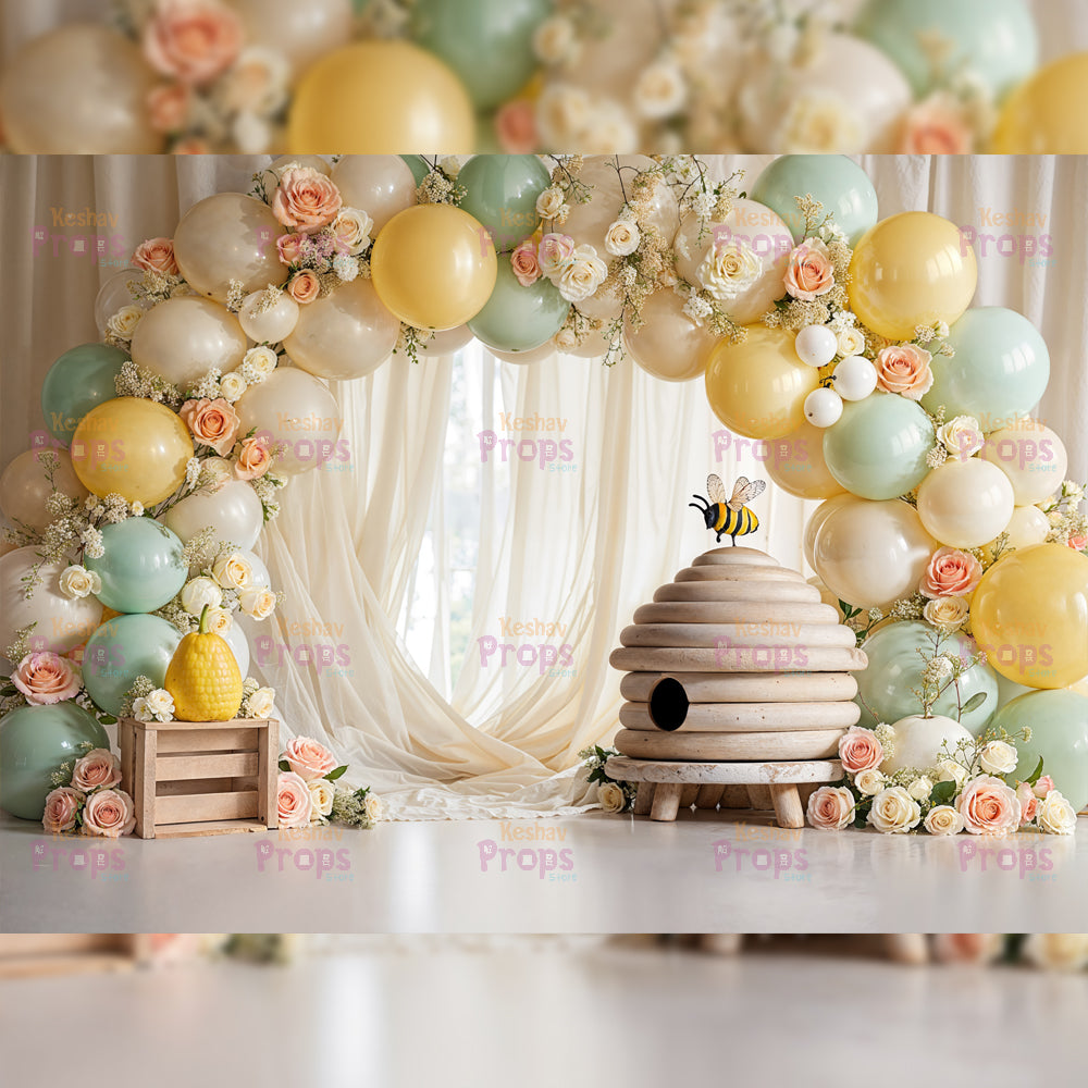 Honeybees Theme Backdrops (5397)