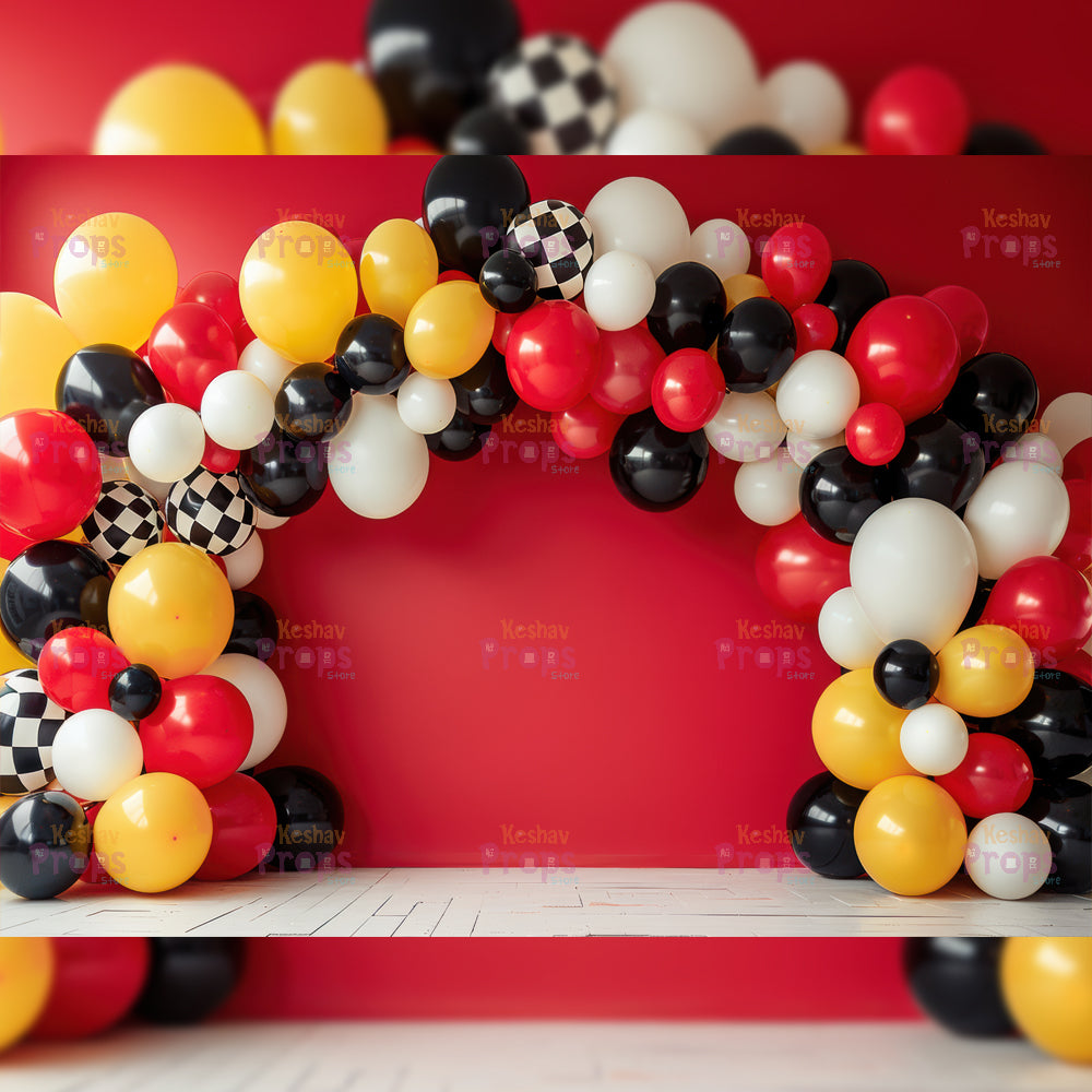 Balloon Theme Backdrop (5418)