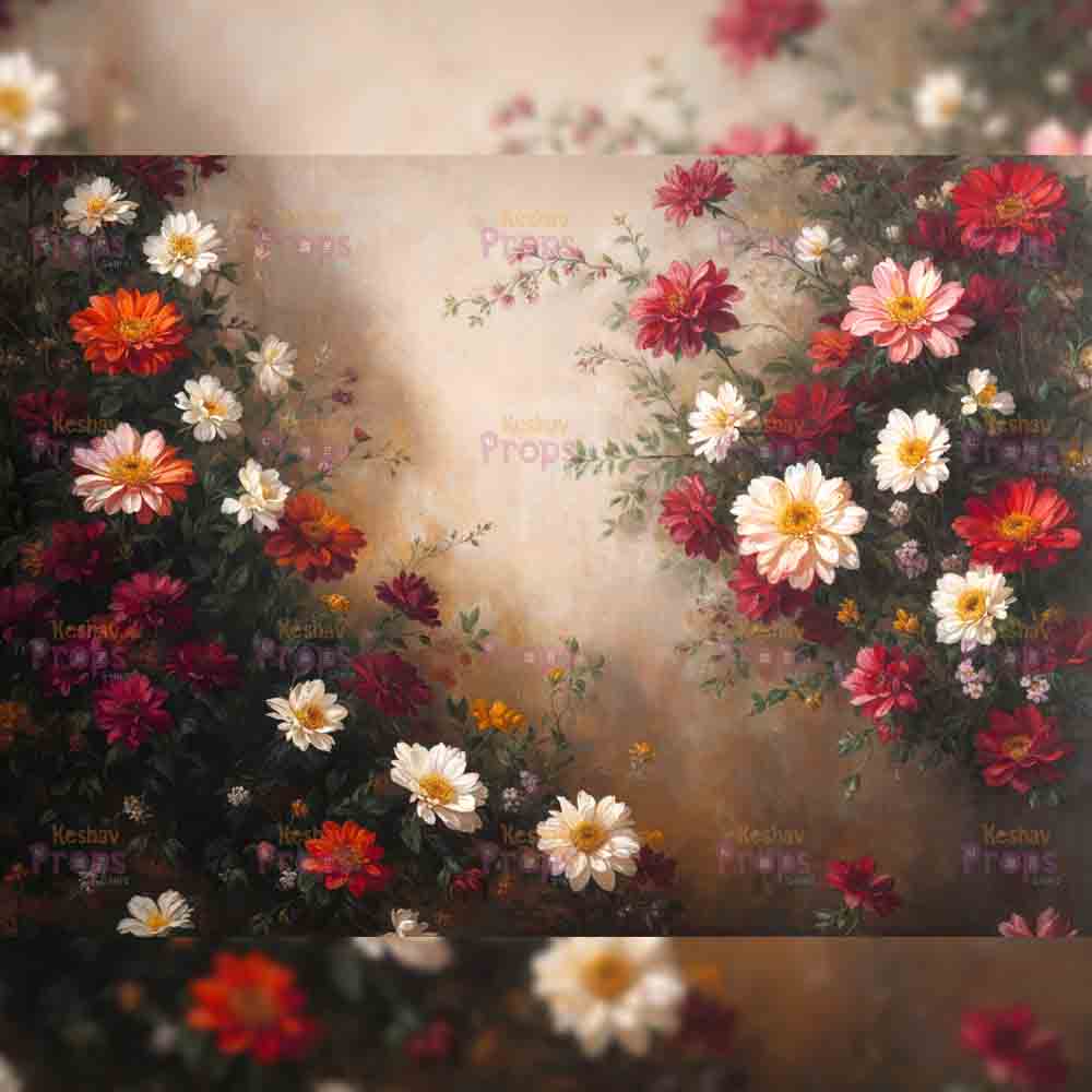 Flower Theme Backdrop (5434)