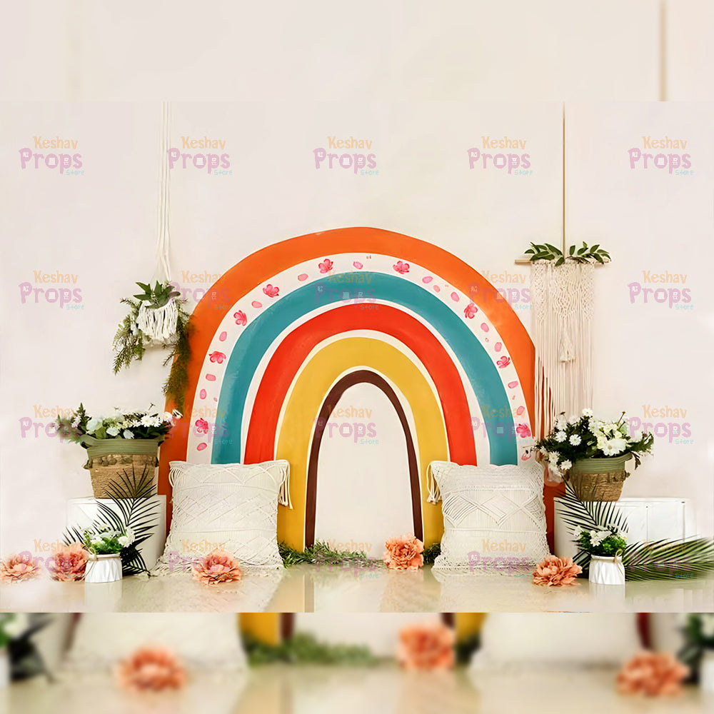 Rainbow Theme Backdrop (1031)