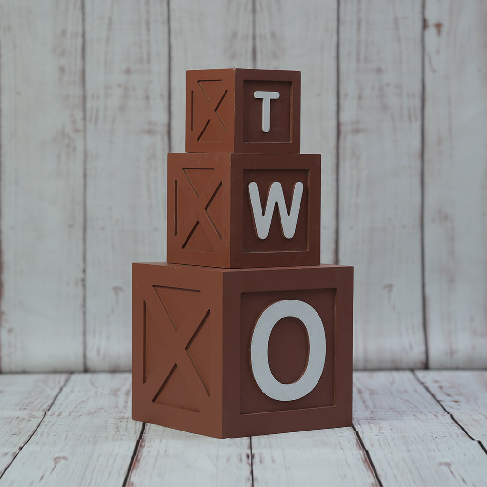 One And Two Apple Boxes| Big Size | Brown
