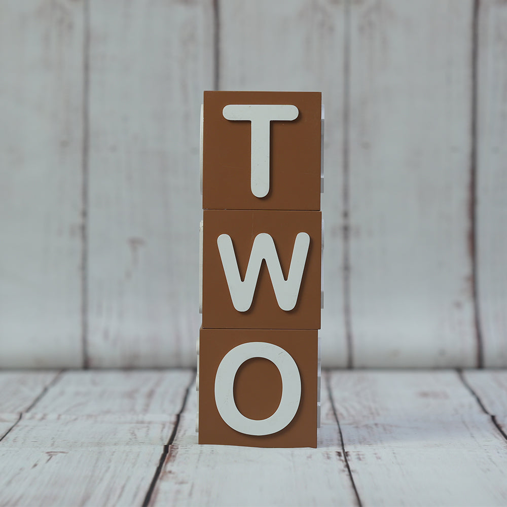 Milestone Box - 4 in 1 | Small Size | Brown