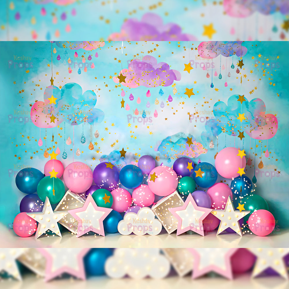 Balloon Theme Backdrop (1168)