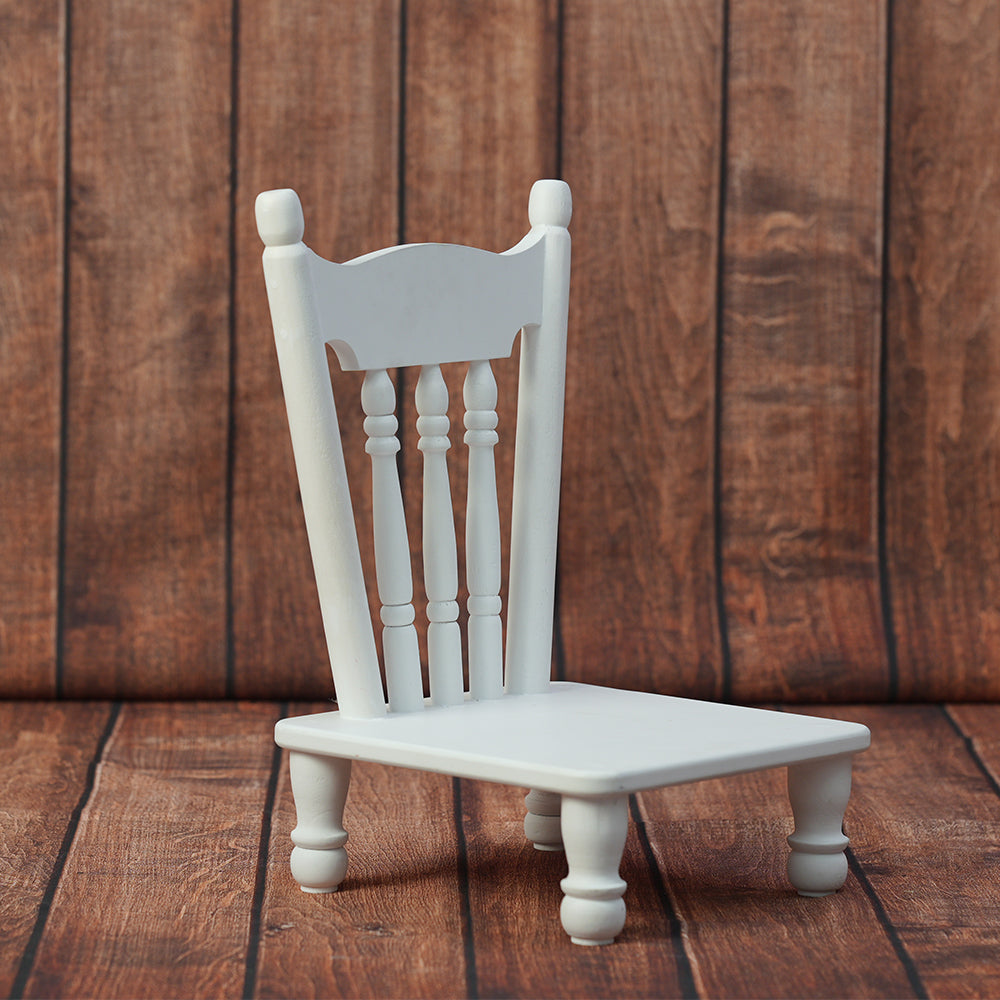 Low Height Chair Prop - White