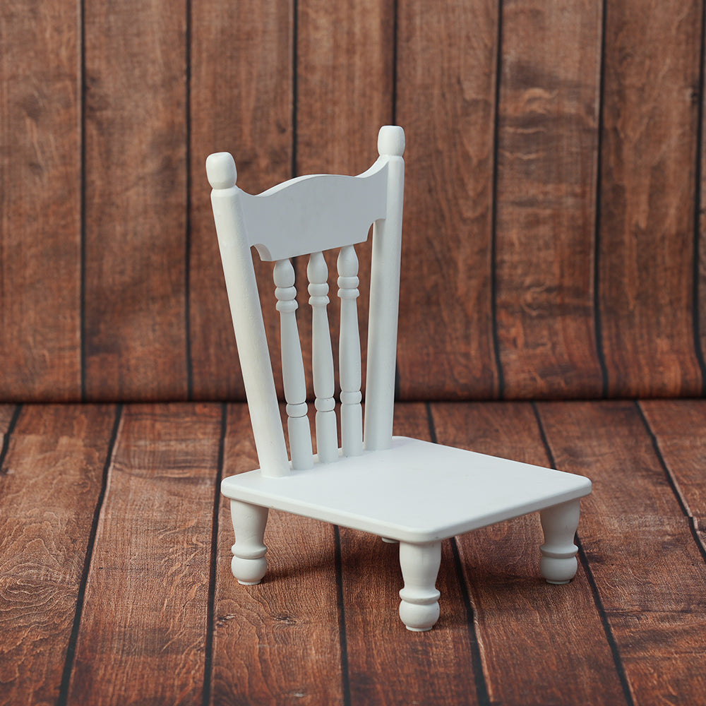 Low Height Chair Prop - White