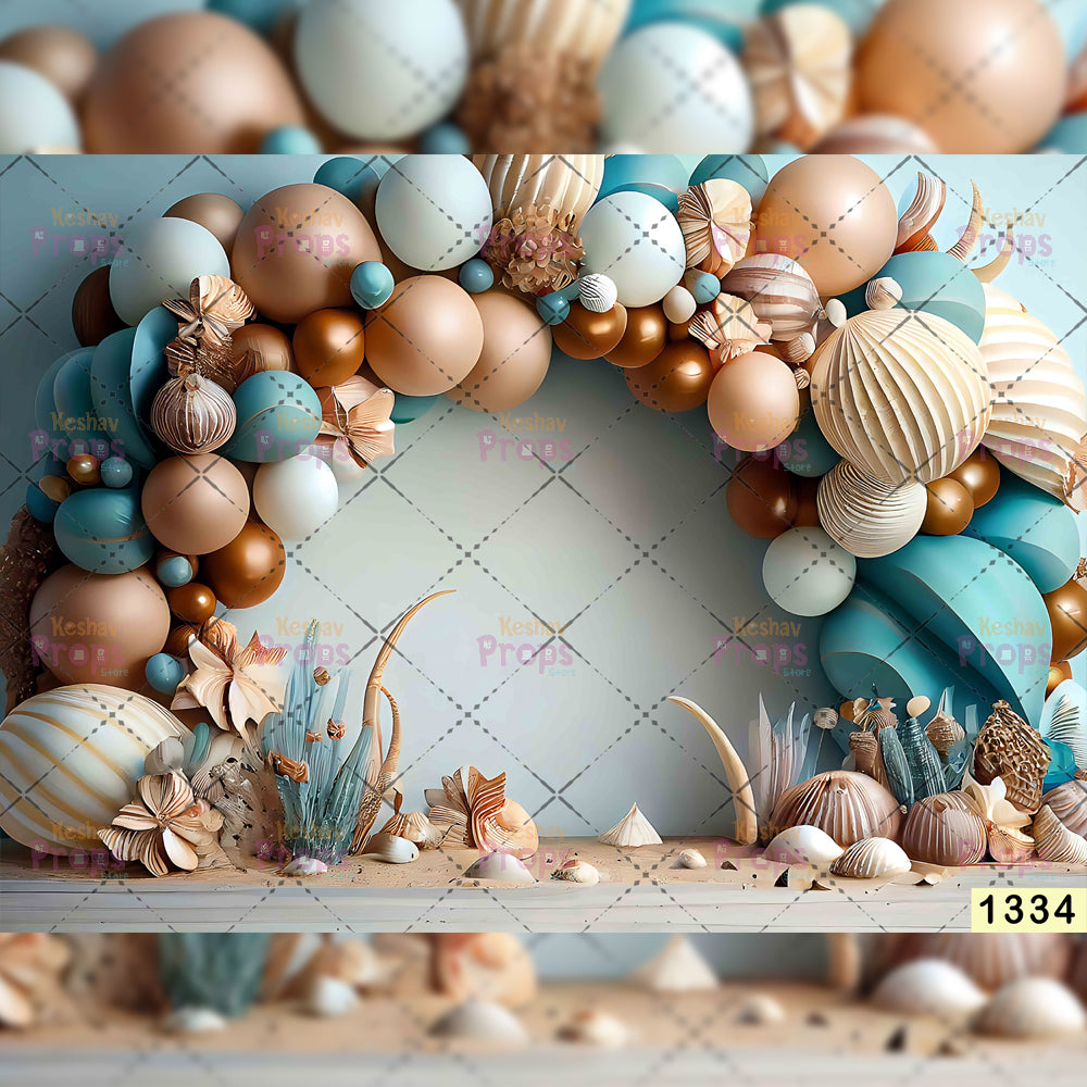 Balloon Theme Backdrop (1334)