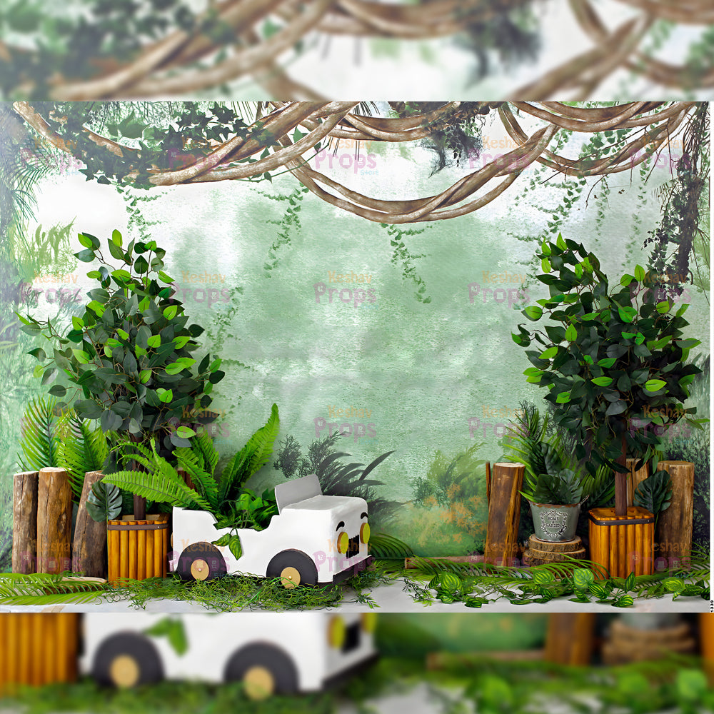 Jungle Theme Backdrop (1339)