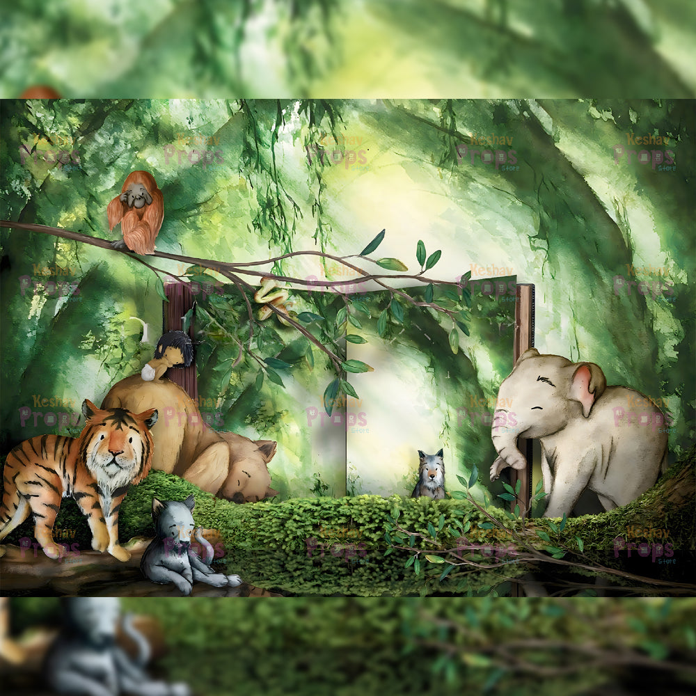 Jungle Theme Backdrop (1340)
