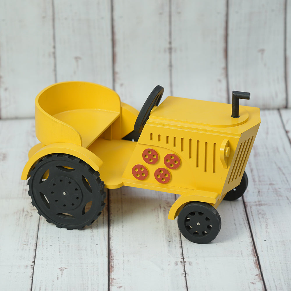 Tractor Baby Photoshoot Prop - Yellow