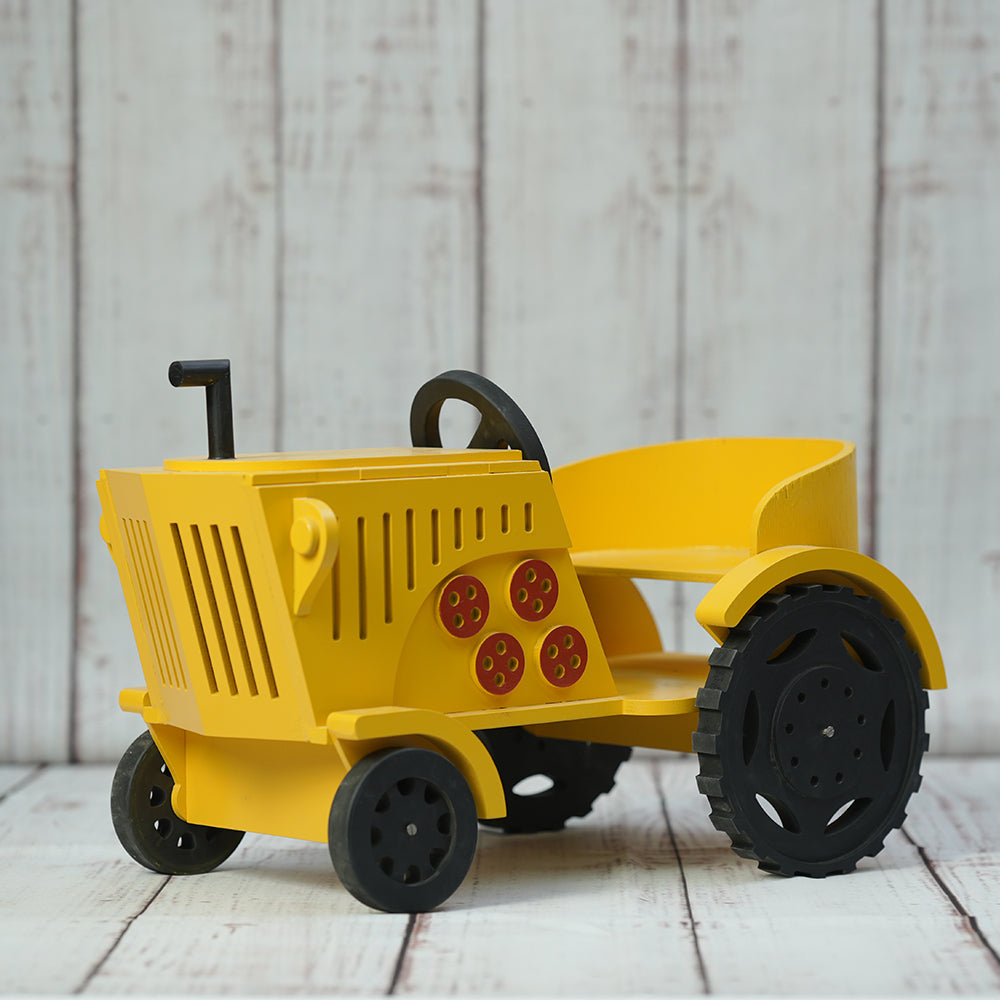 Tractor Baby Photoshoot Prop - Yellow