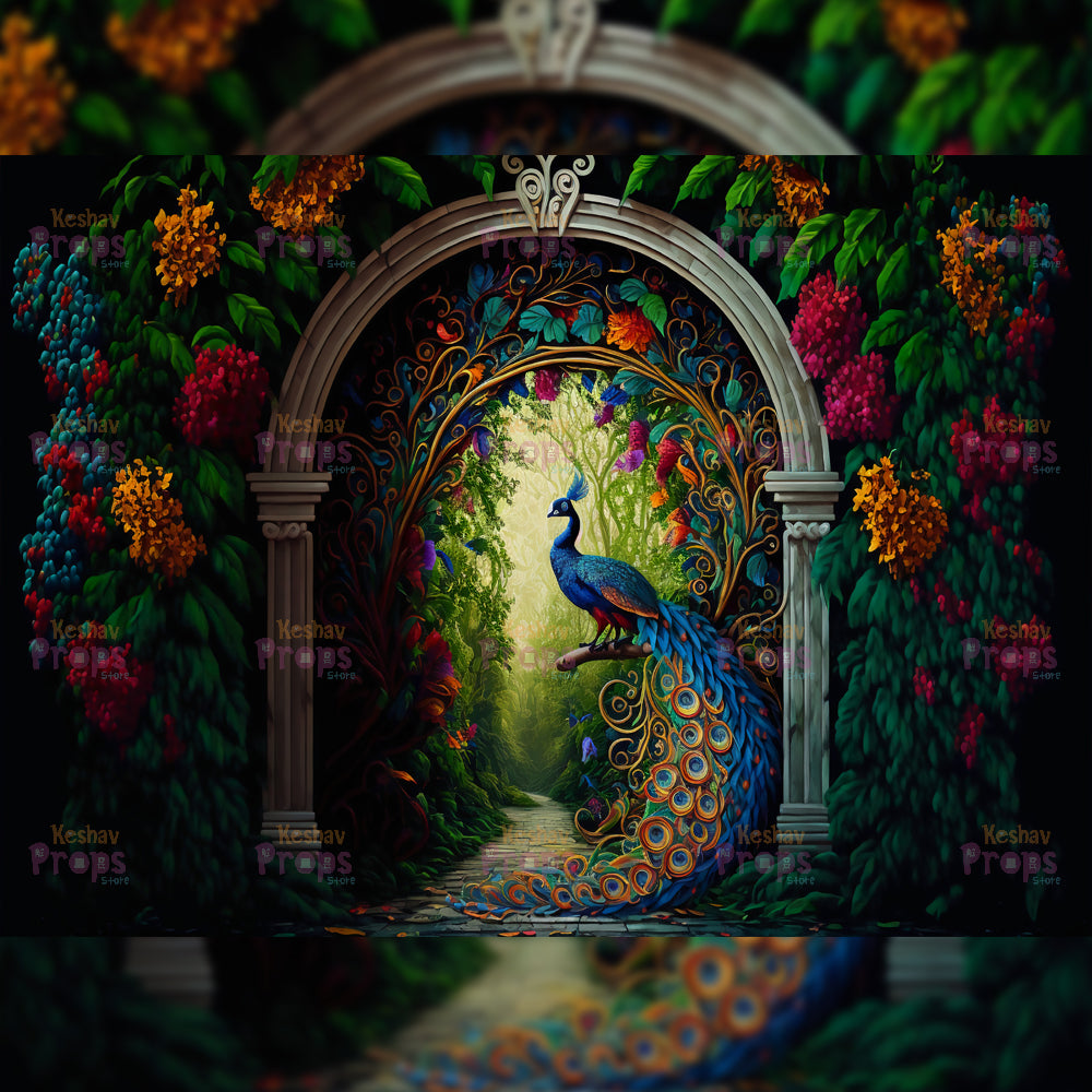Peacock Theme Backdrop (1477)