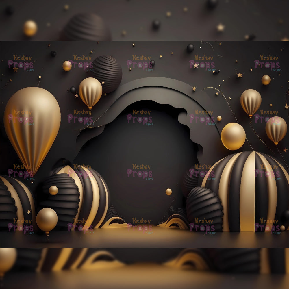 Balloon Theme Backdrop (1485)