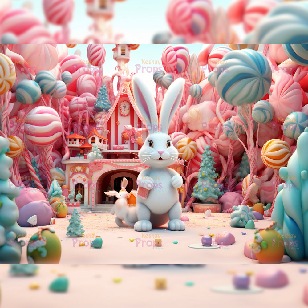 Candy Theme Backdrop (1487)
