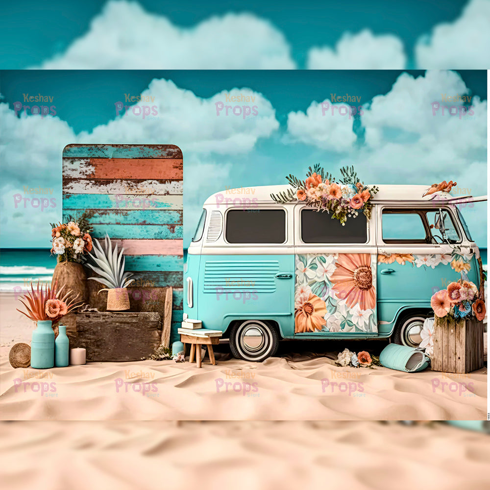 Beach Theme Backdrop (1853)
