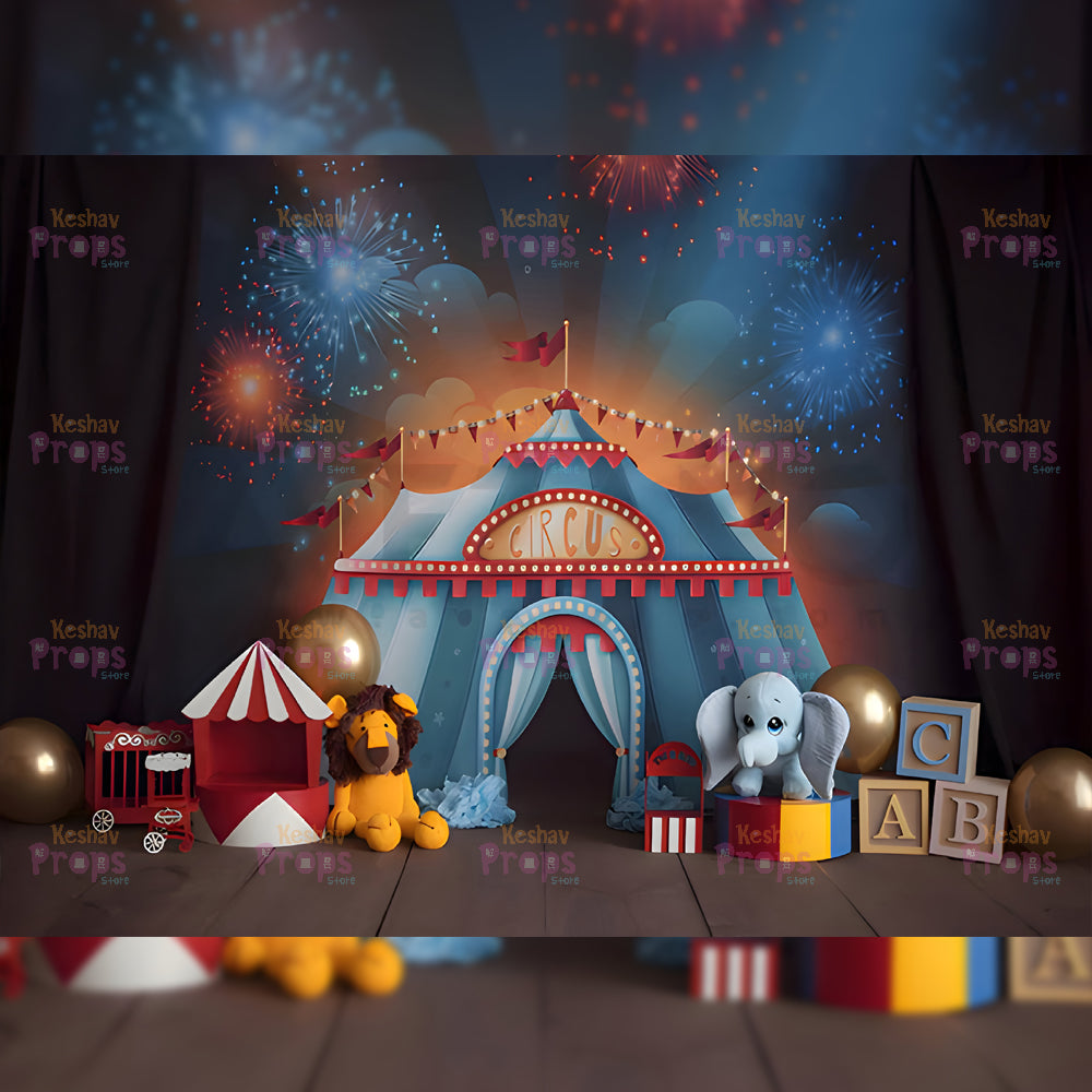 Circus Theme Backdrop (1854)