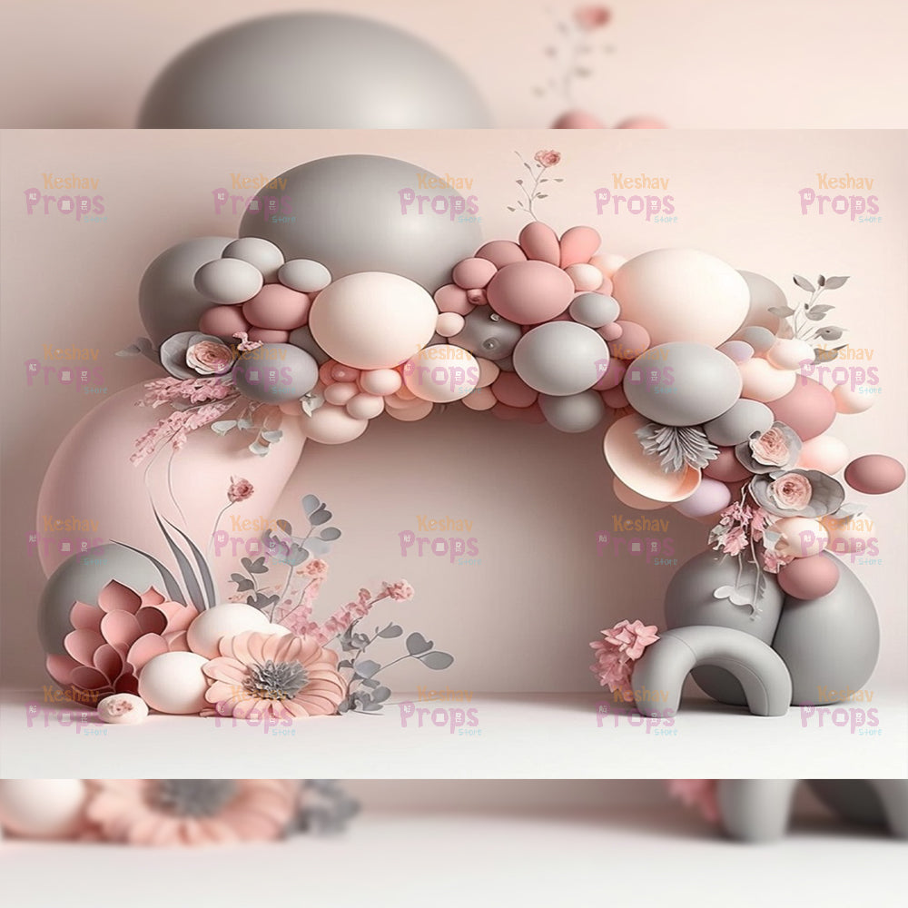 Balloon Theme Backdrop (1860)