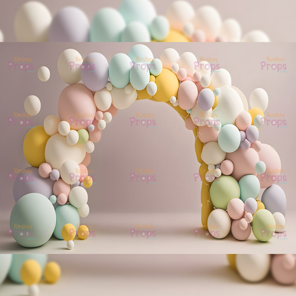 Balloon Theme Backdrop (1862)