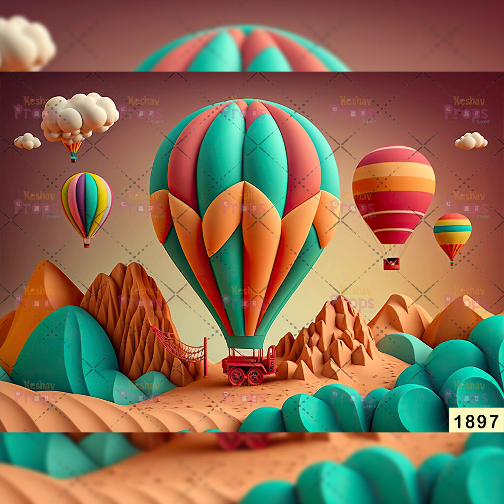 Balloon Theme Backdrop (1897)