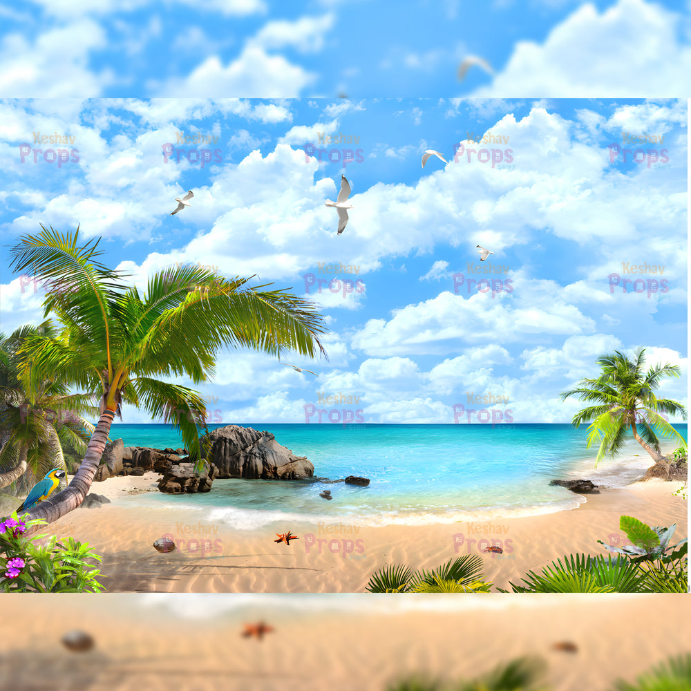 Beach Theme Backdrop (1943)