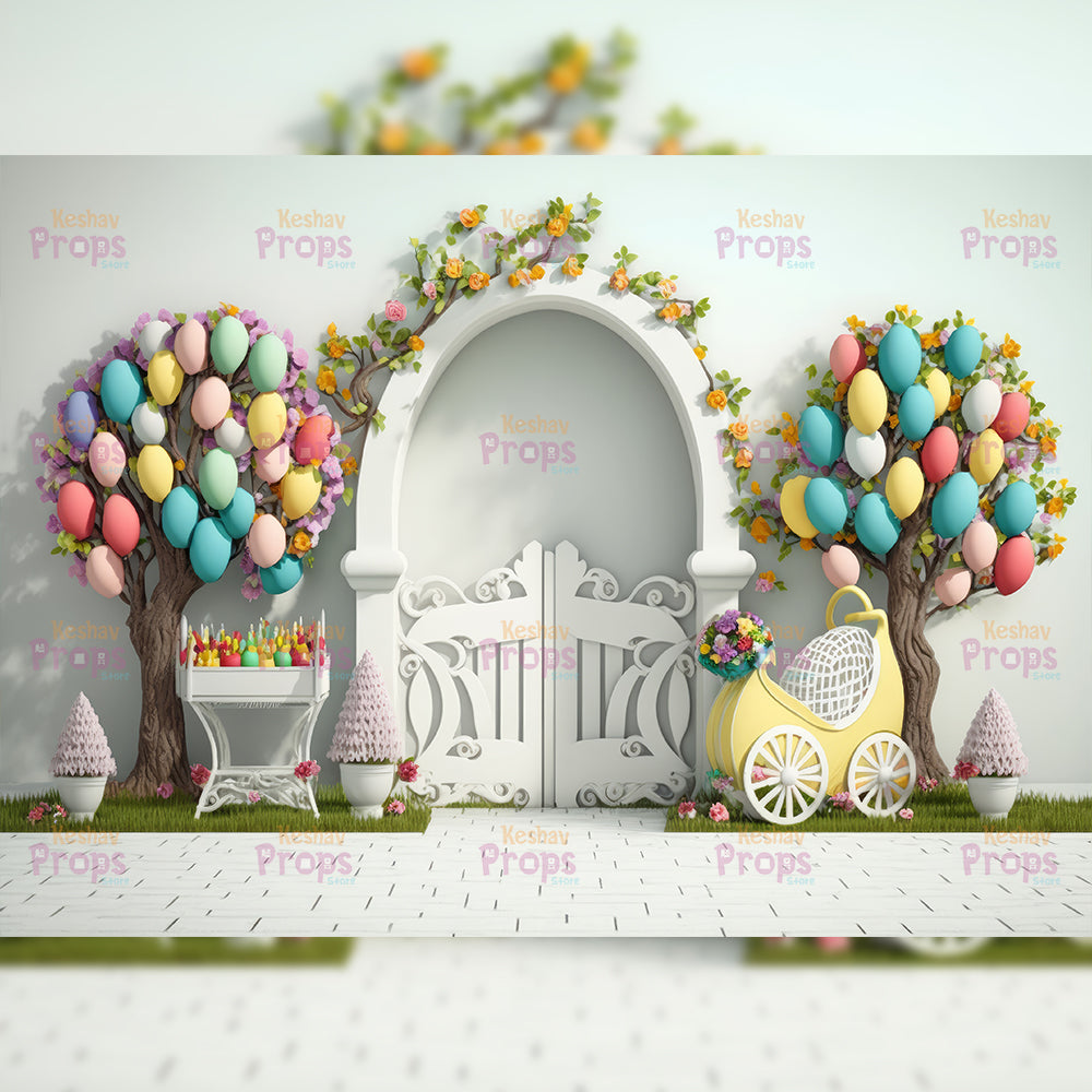 Balloon Theme Backdrop (2032)