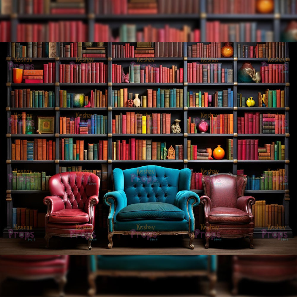 Library Theme Backdrop (2093)