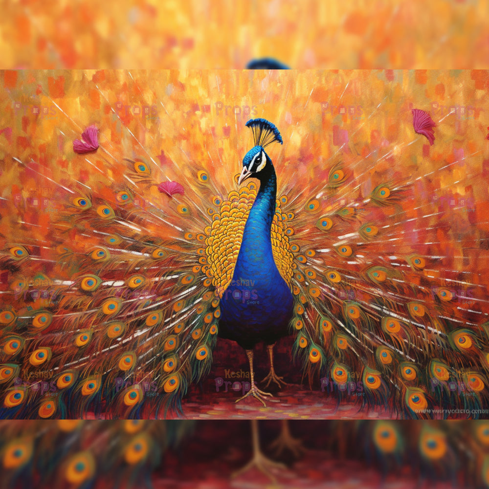 Peacock Theme Backdrop (2099)