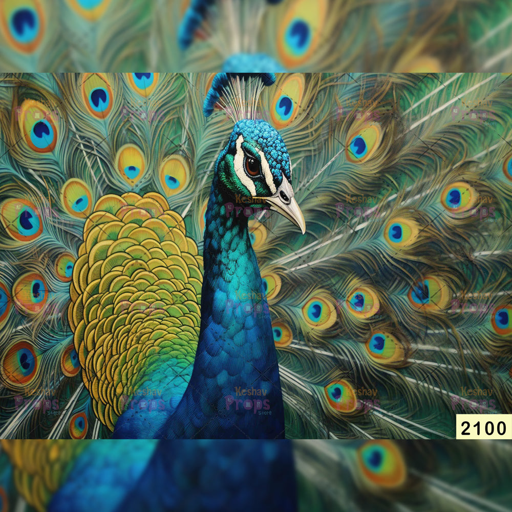Peacock Theme Backdrop (2100)
