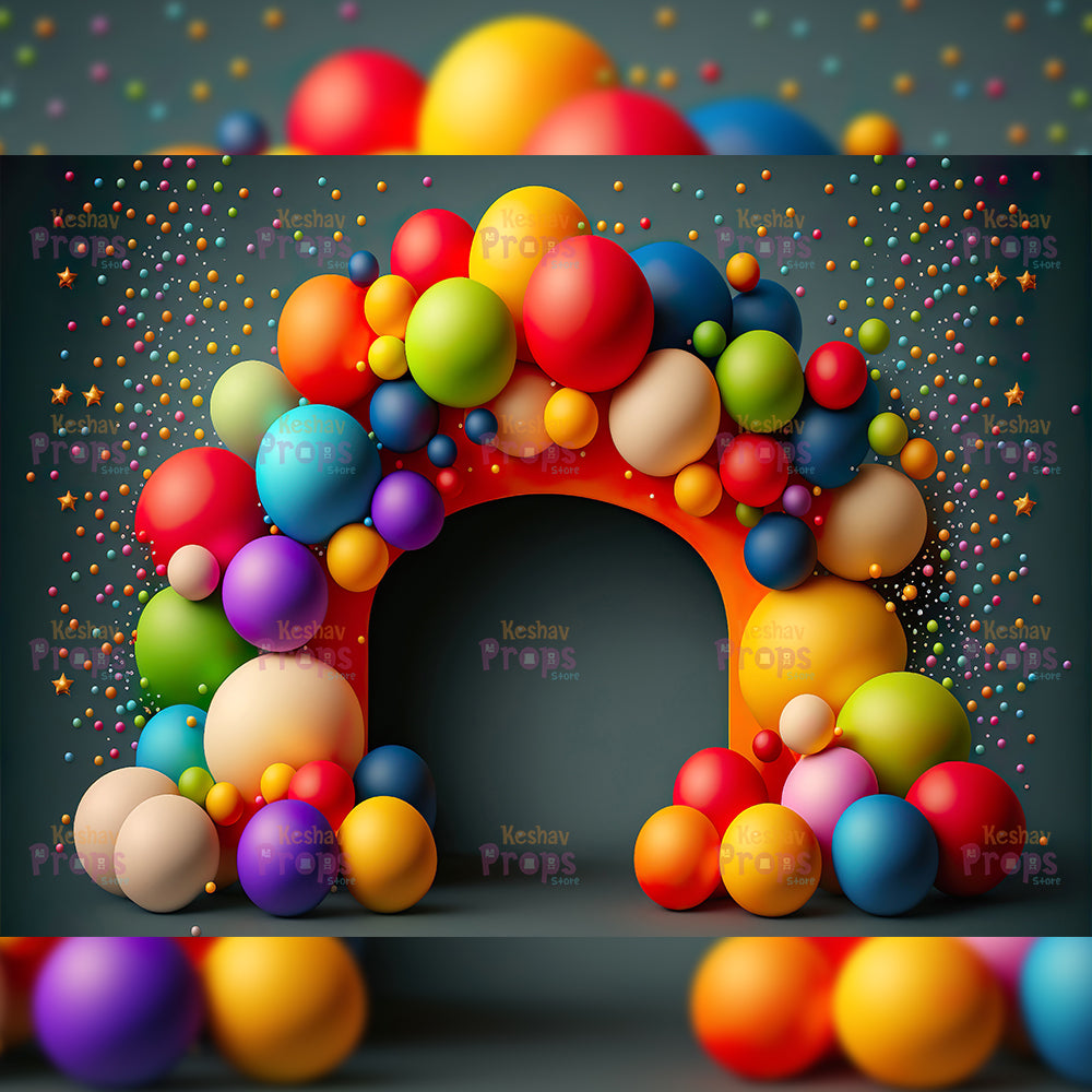Balloon Theme Backdrop (2105)