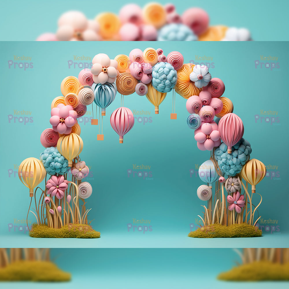 Balloon Theme Backdrop (2106)