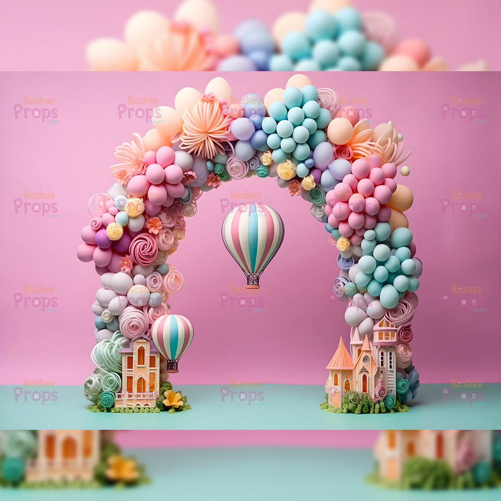 Balloon Theme Backdrop (2107)